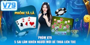 Phỏm V79 - 5 Sai Lầm Khiến Người Mới Dễ Thua Liên Tục