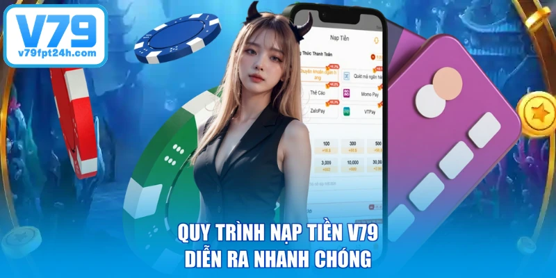 Quy trình nạp tiền V79 diễn ra nhanh chóng